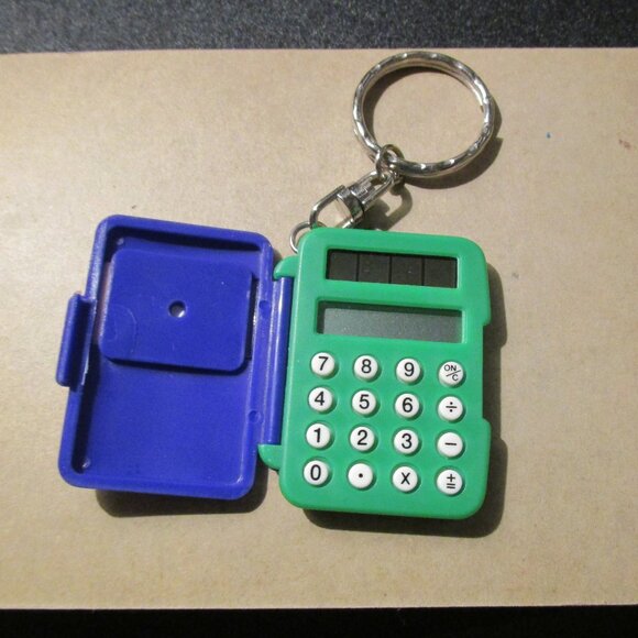 90s KEROPPI MINI CALCULATOR WITH KEY RING | Vintage Collectible RARE - Picture 3 of 3